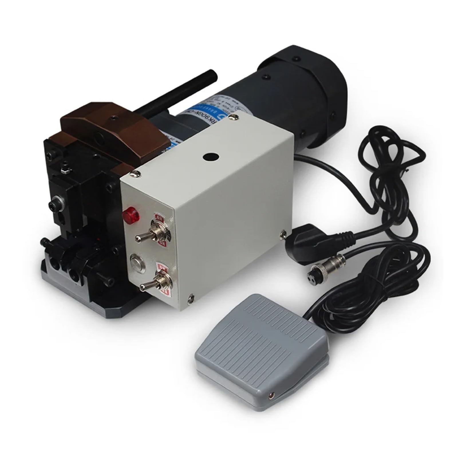Półautomatyczna maszyna do zaciskania drutu RJ45 o mocy 90 W, zaciskarka do kabli RJ11 RJ12 2P-8P Łatwy w użyciu