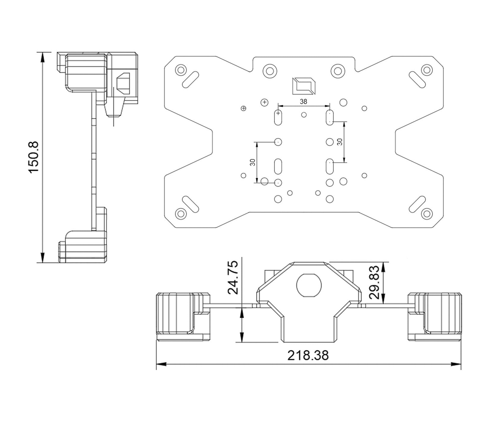 Genérico Soporte Oukitel RT3 y RT3 Pro (No valido RT3+)