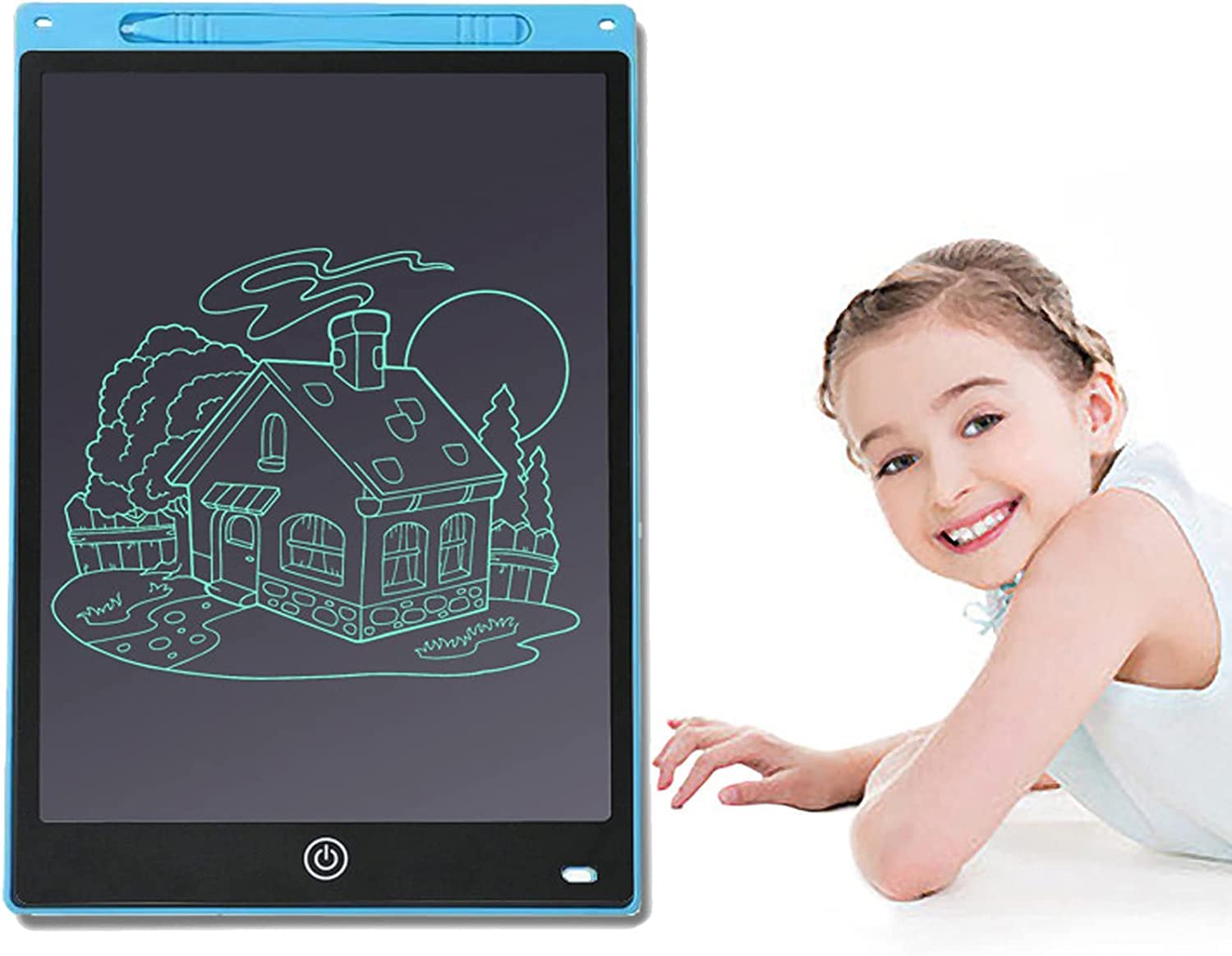 LCD Writing Tablet for Kids Writing Pad for Playing Handwriting Best Birthday Gift Kids Boys Girls - Study, Drawing Tablet, Slate Board 8.5 in E-Note Pad Remove Button (Multicolor)-image-22