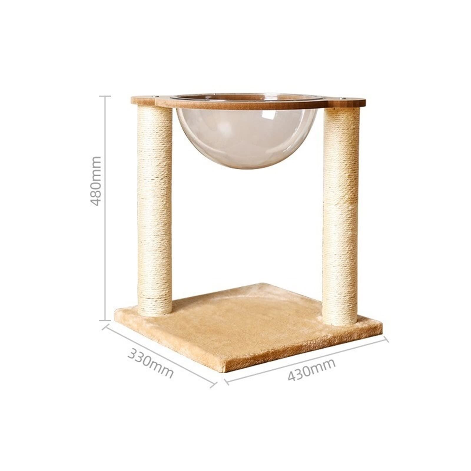 Albero da arrampicata per gatti Cat Climbing Frame Capsula spaziale Lettiera for gatti Tiragraffi for gatti Verticale Un giocattolo for animali domestici multifunzionale Tiragraffi, torre per gatti