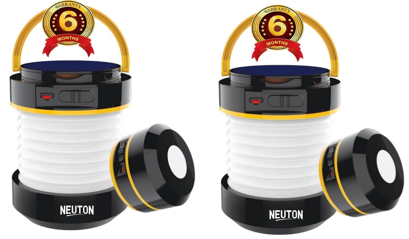 Tech-Lobby Pack of 2- Solar & USB Rechargeable Camping Lantern - Collapsible, Portable Flashlight for Backpacking and Emergencies. (B0CN5CGC4W) Amazon Price History, Amazon Price Tracker