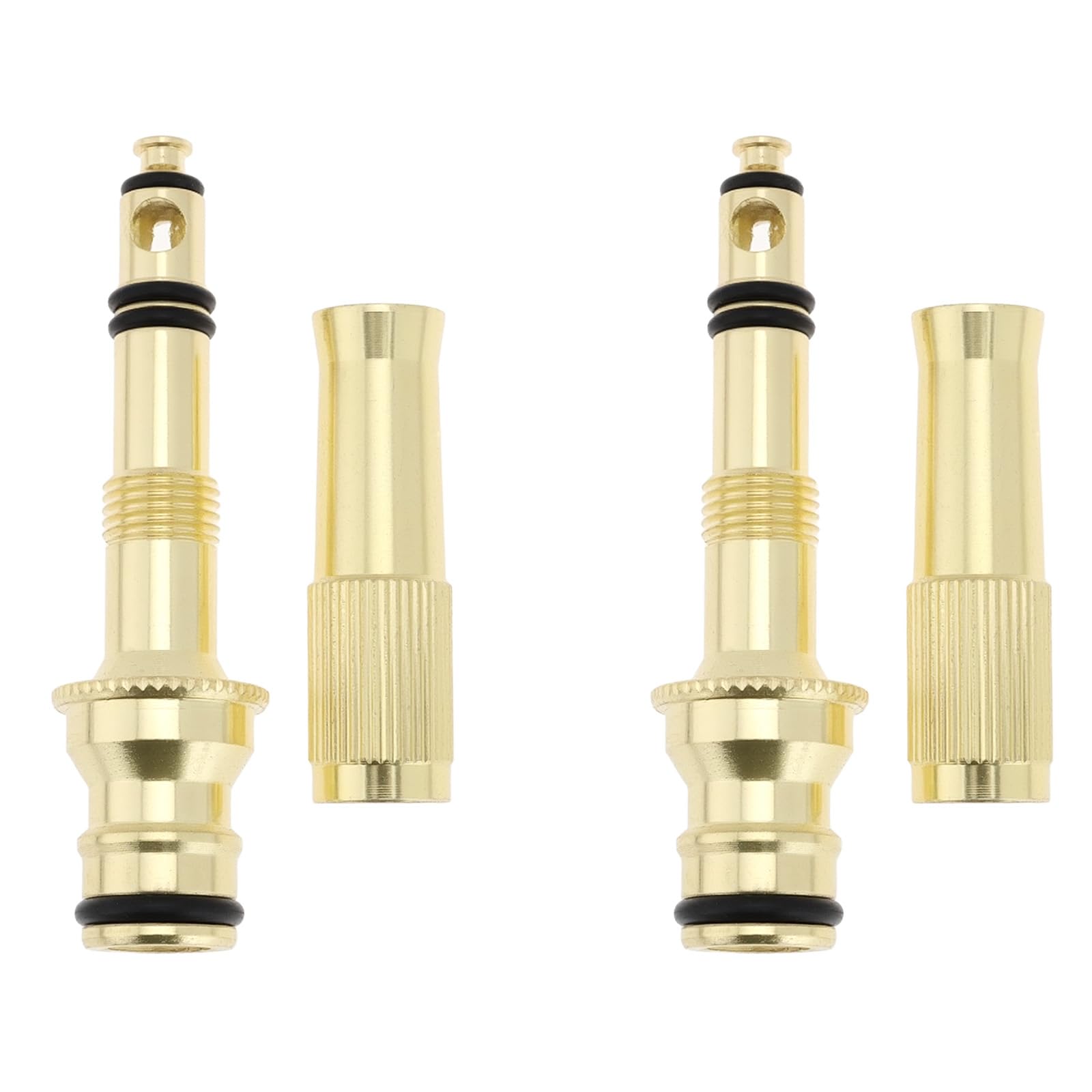 Briny River 2X 13Mm Hose Adjustable High Pressure Water Gun Garden Tool Spray Nozzle Sprinkler