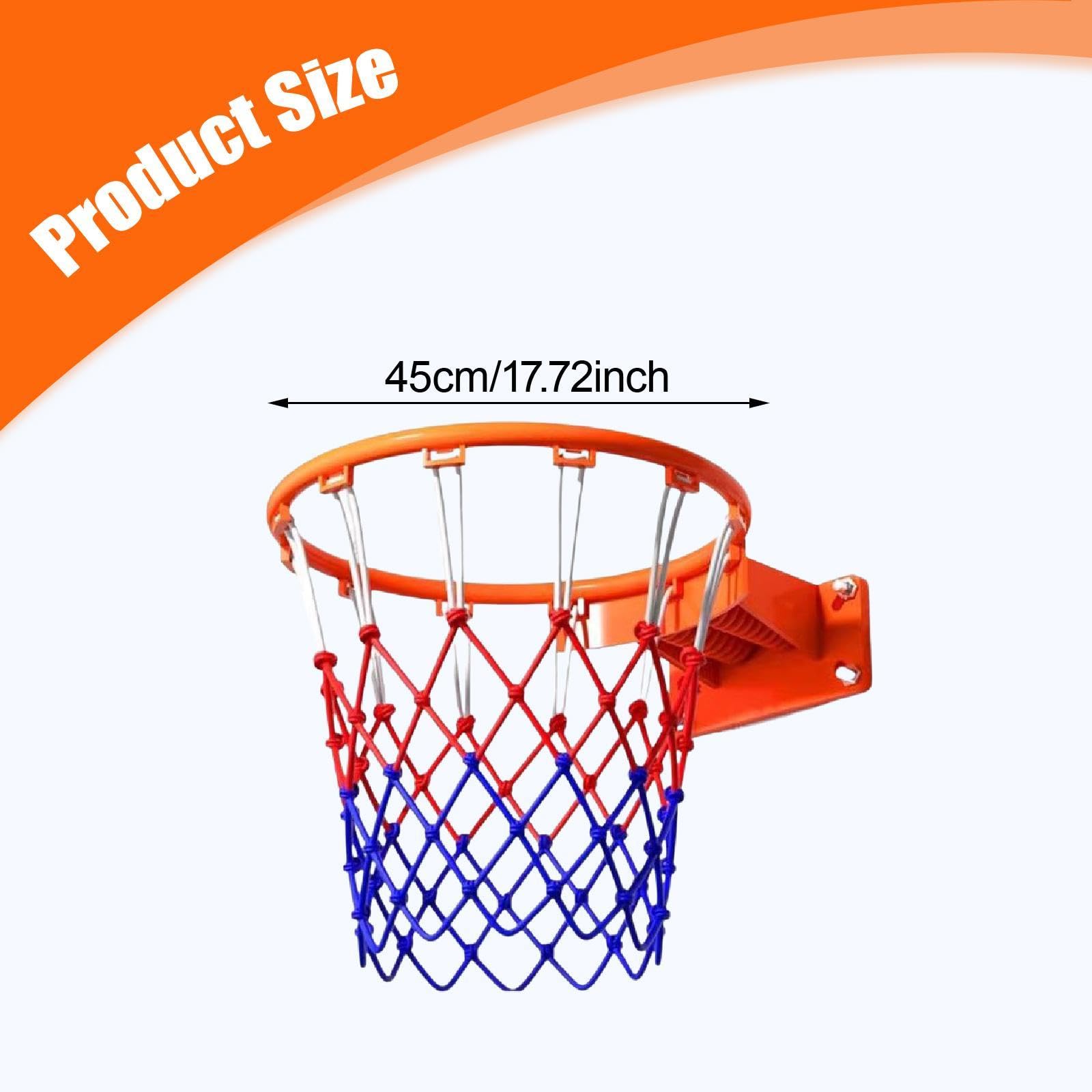 Aro de Baloncesto con Marco Ligero Y Versátil, Incluye Tornillos Y Es Fácil de Instalar para Entrenamiento en Interiores Y Exteriores.