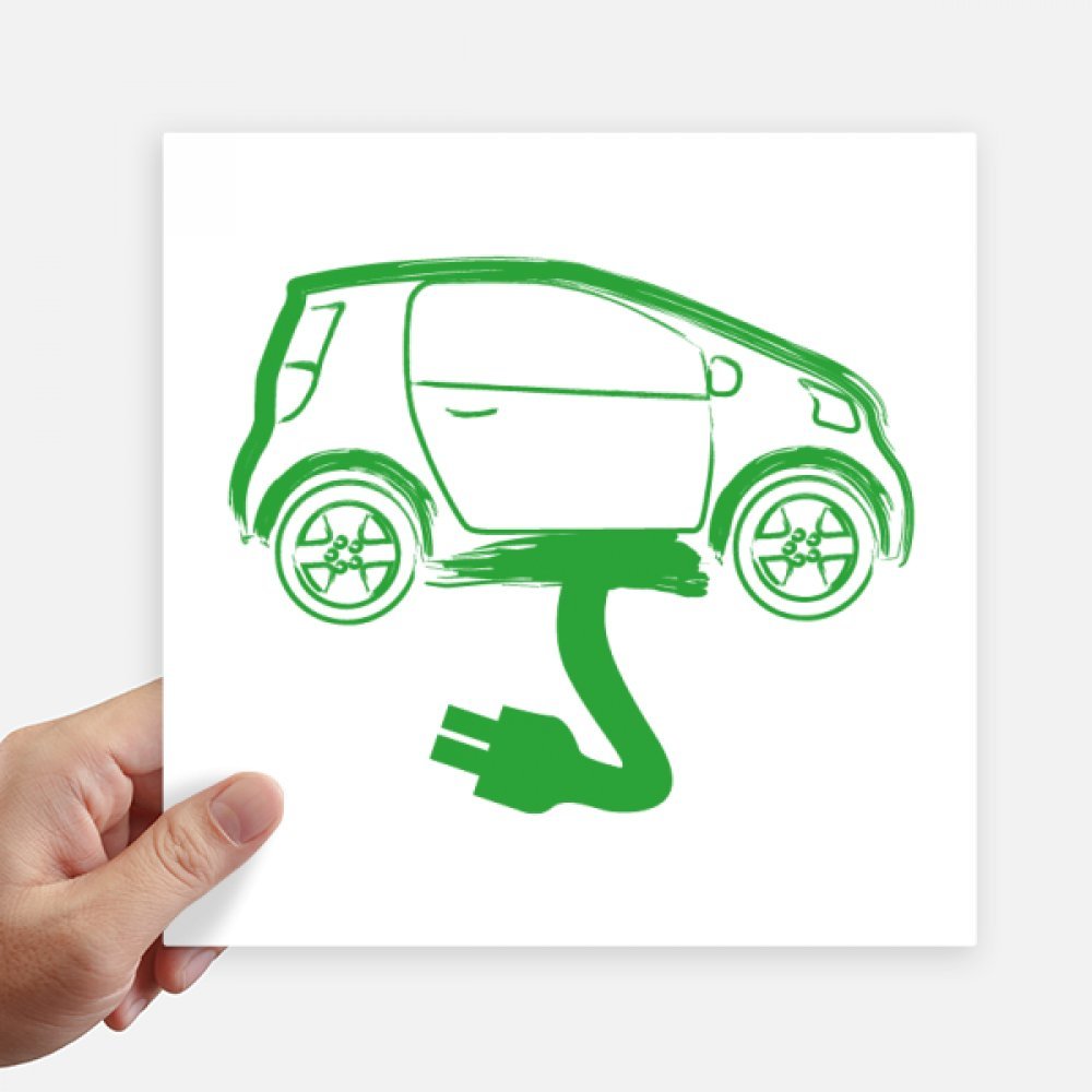 Pegatinas de coches eléctricos de 20cm para renovar paredes gastadas