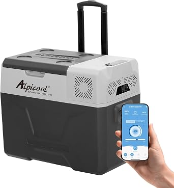 Alpicool CX40 40L Compressor Car Refrigerator, DC 12v Portable Camping Fridge Freezer