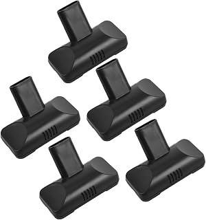 5pcs Vacuum Cleaner Brush Attachment Set for Home Office Use | ABS Build, Black Finish, Easy Install, Wide Fit for Dust Blower and Cleaner, Enhanced Cleaning