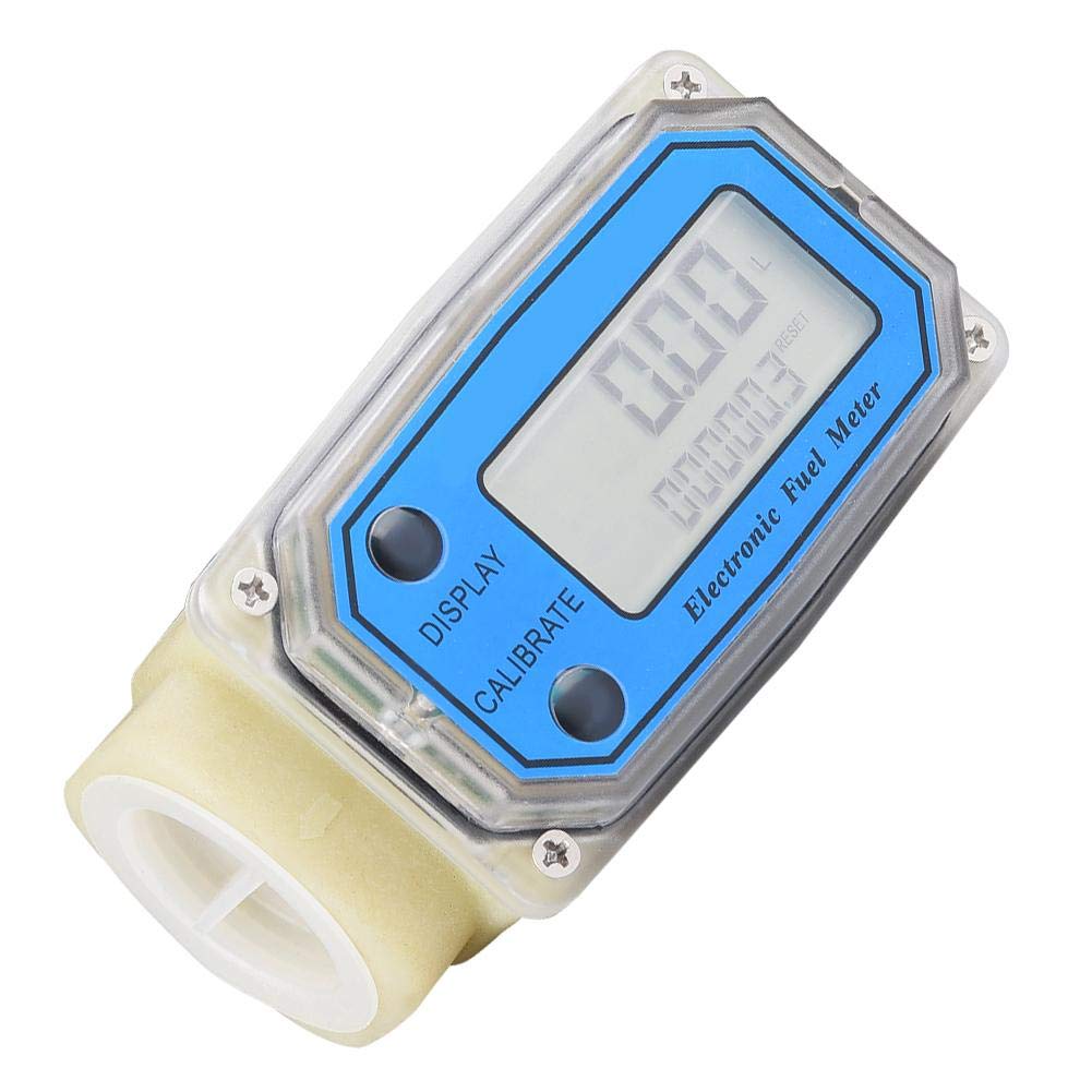 Ticfox Débitmètre de Turbine Carburant, 1 NPT Mini débitmètre à turbine