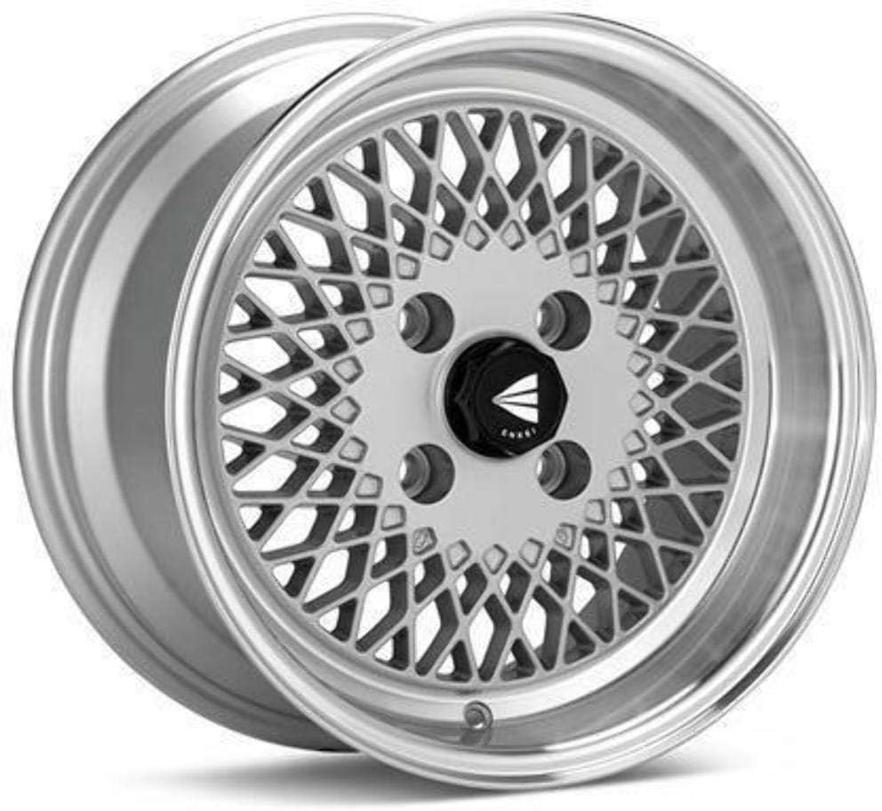 15x7 Enkei ENKEI92 (Silver w/ Machined Lip) Wheels/Rims 4x100 (465-570-4938SP)