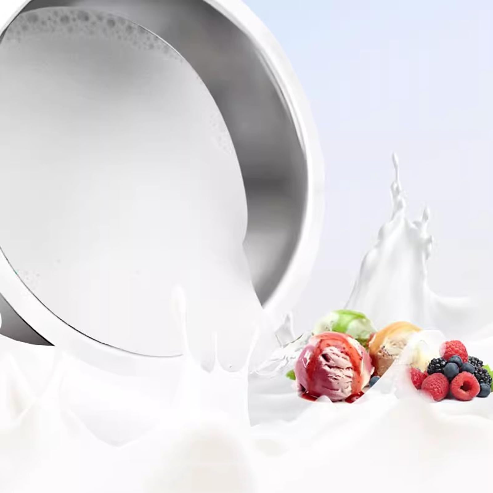 Yaourtière glacée Machine à crème glacée dure verticale commerciale entièrement automatique haut rendement Machine à glace