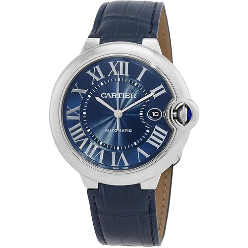 Cartier Ballon Bleu Automatic Blue Dial Men's Watch wsbb0027