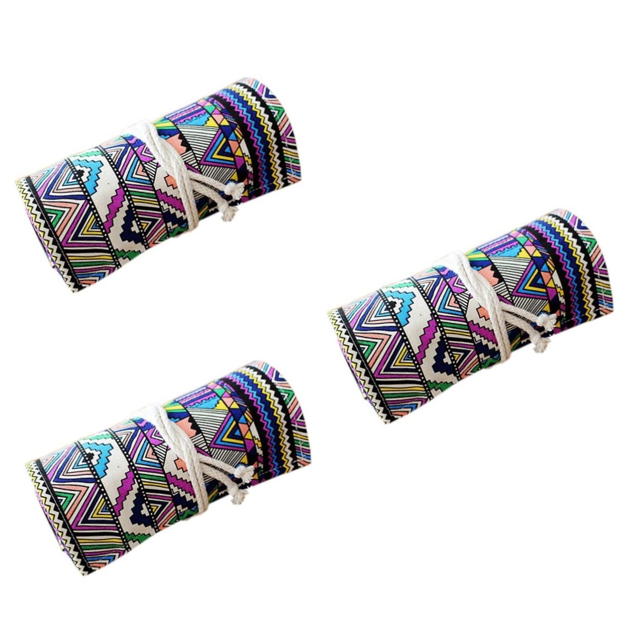 3 Pezzi 72 Astuccio in Cotone Astucci Per Bambini Portapenne Usanza Popolare Matite Per Tende a Penna