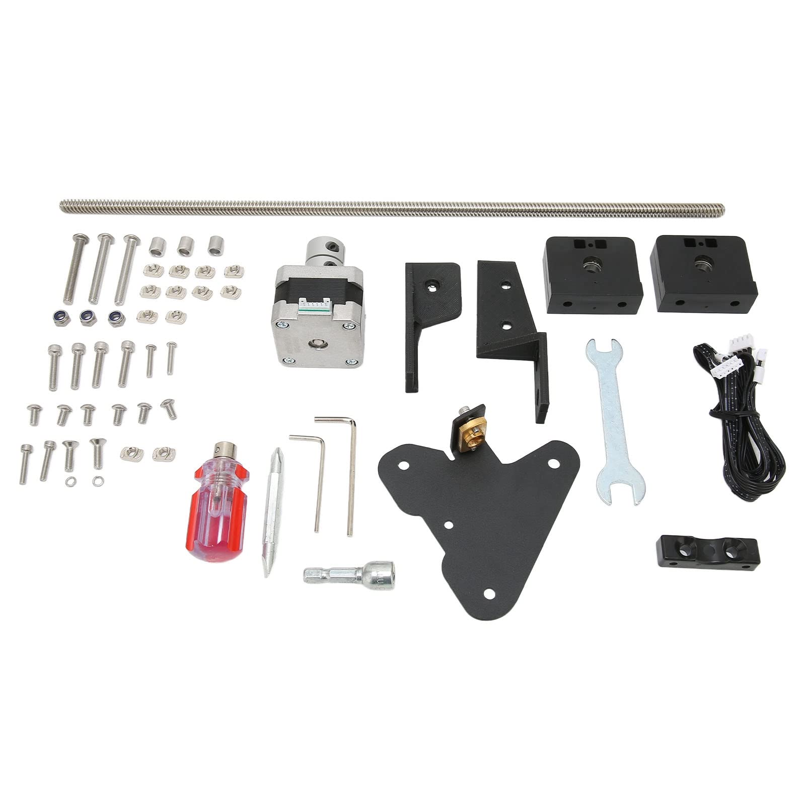Fyearfly Dual Z-Achsen-Upgrade-Kit für 3D-Druckgeräte mit Bleispindel und 42-Schrittmotor, verbessert Stabilität und Präzision, kompatibel mit Ender 3, Pro, V2 Serie