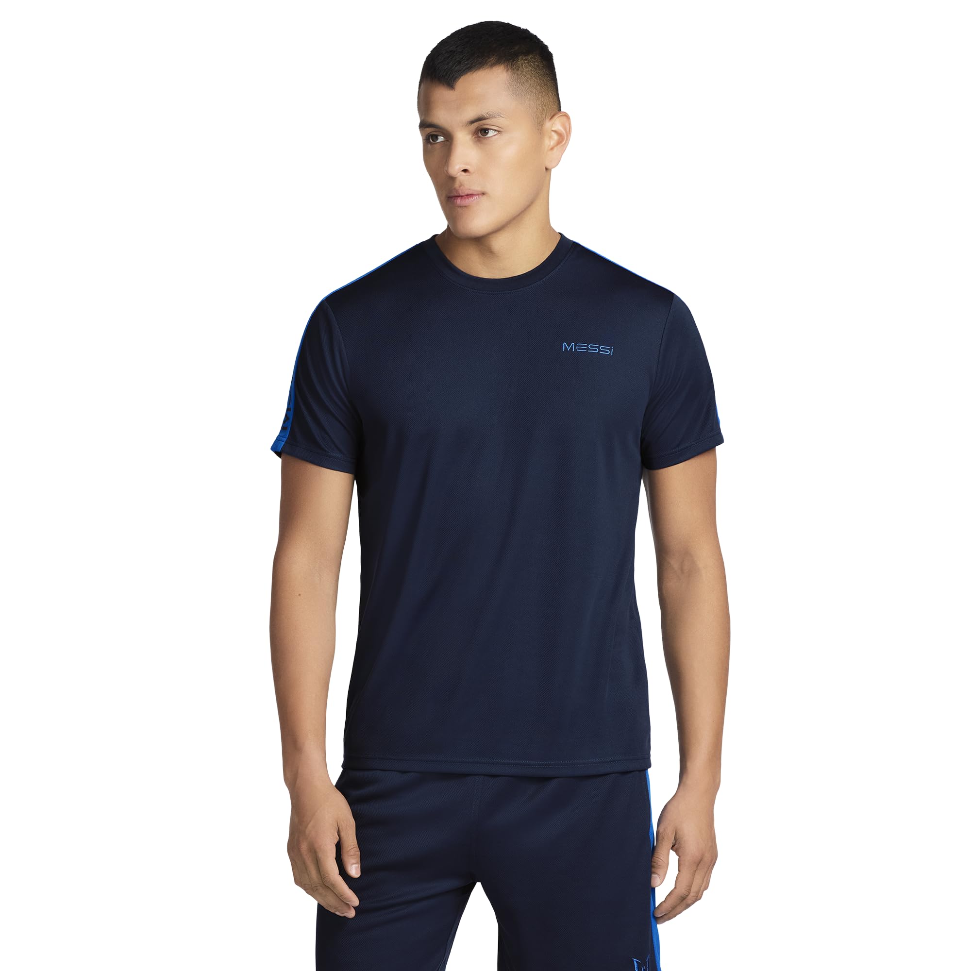 Messi Men's Lifestyle T-Shirt, Standard Fit Graphic Tee, 100% Polyester