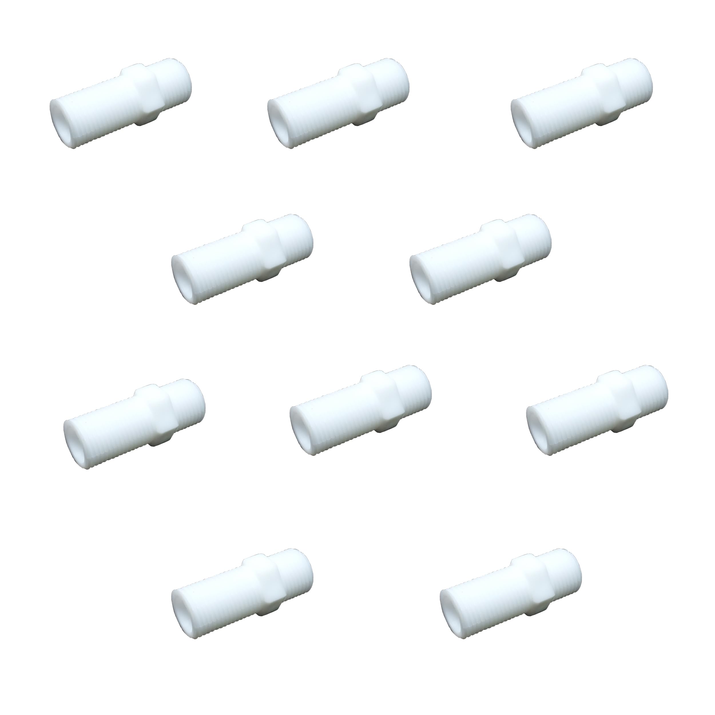 Droptech Pvc Hex Nipple 1/2" Male Thread Adaptor Connector Long Pack of 10 (B0CTCQCC9G) Amazon Price History, Amazon Price Tracker