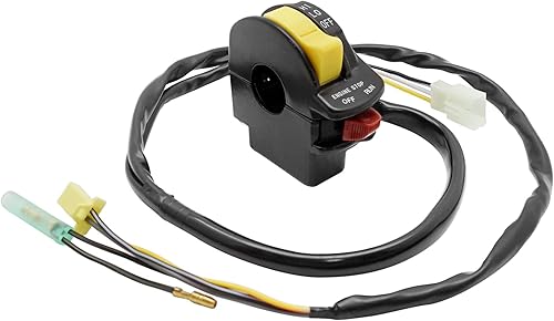 Miniatura 5 de M MATI Control del manillar Kill Stop Botón del interruptor de los faros para Suzuki LT250S 1989-1990 37400-25C00