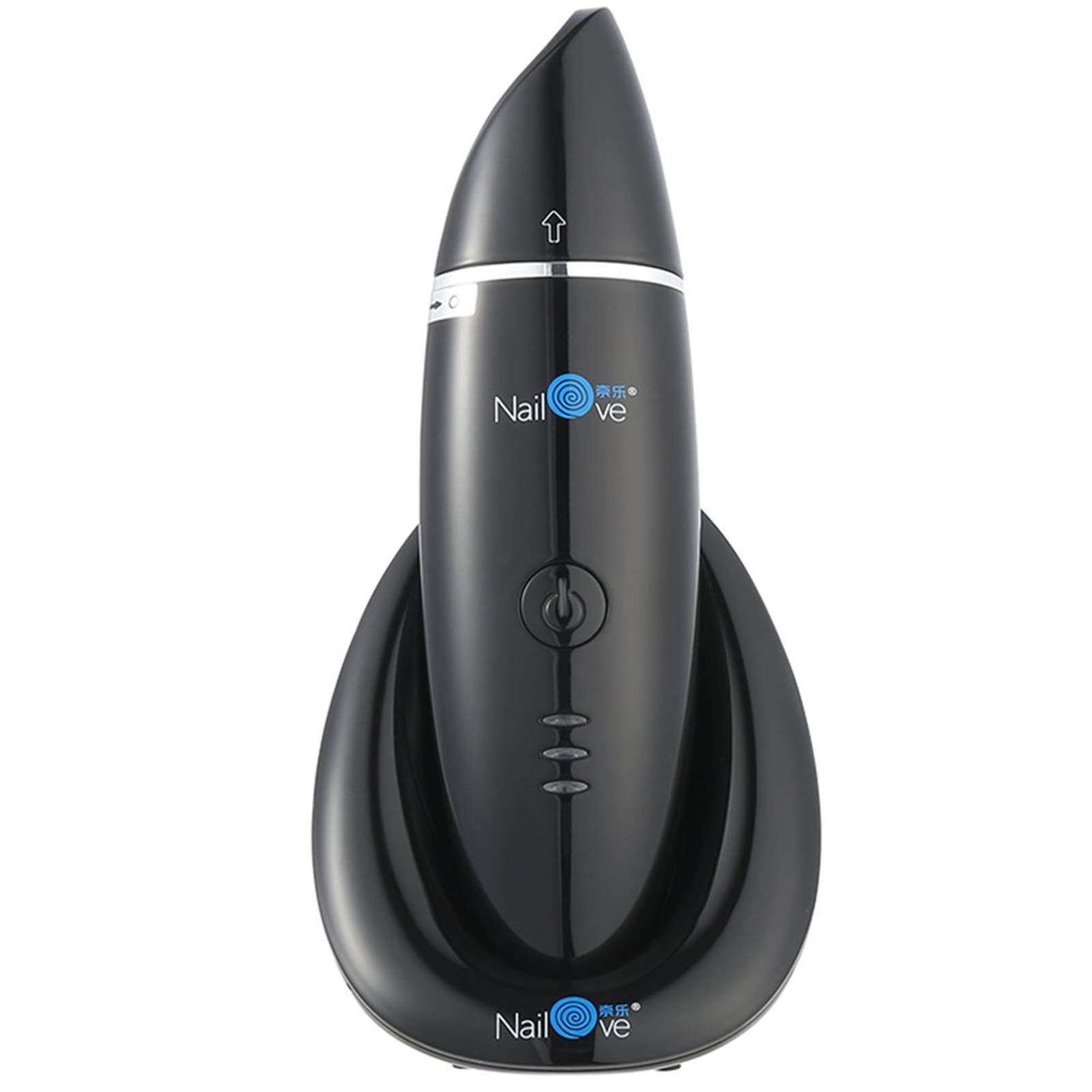 Electric Nail Clippers Fingernails Automatic Manicure Portable Charging Cut Polish Trim Nail Grinder for Adults NL8108 (Black)