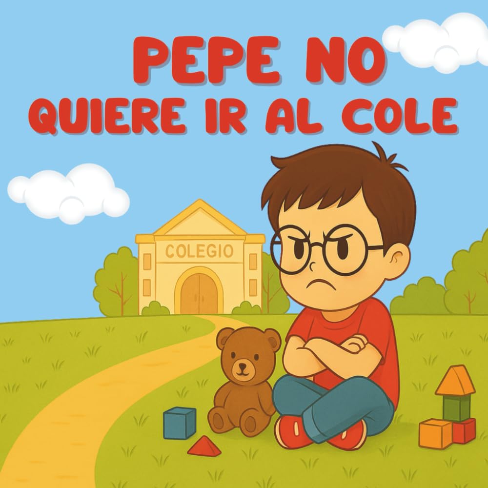 Pepe no quiere ir al cole.: Un cuento tierno para ayudar a los niños a superar el miedo a la escuela