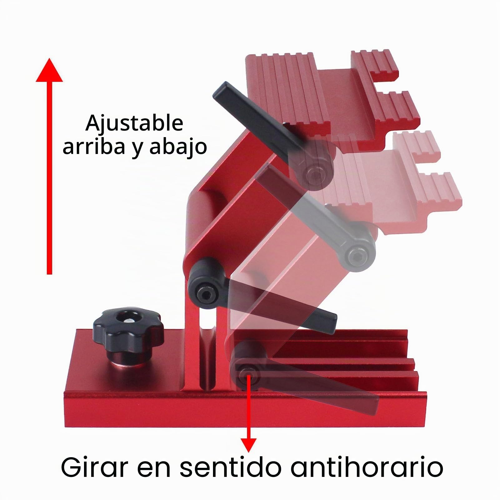 Plantilla de Afilado de Soporte de Herramientas de Repuesto Ajustable para Amoladoras y Lijadoras de Banco de 6 u 8 Pulgadas, Guía de Afilado para un Fácil Pulido de Herramientas