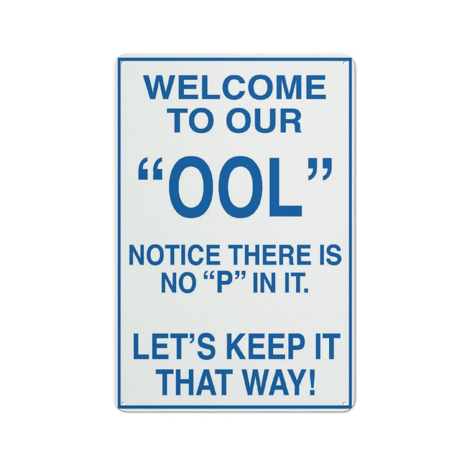 Peiyeety A06 Welcome To Our Ol?Sign Warning Tin Sign Home Kitchen Farm Garden Garage Wall Decor 12X16 Inches