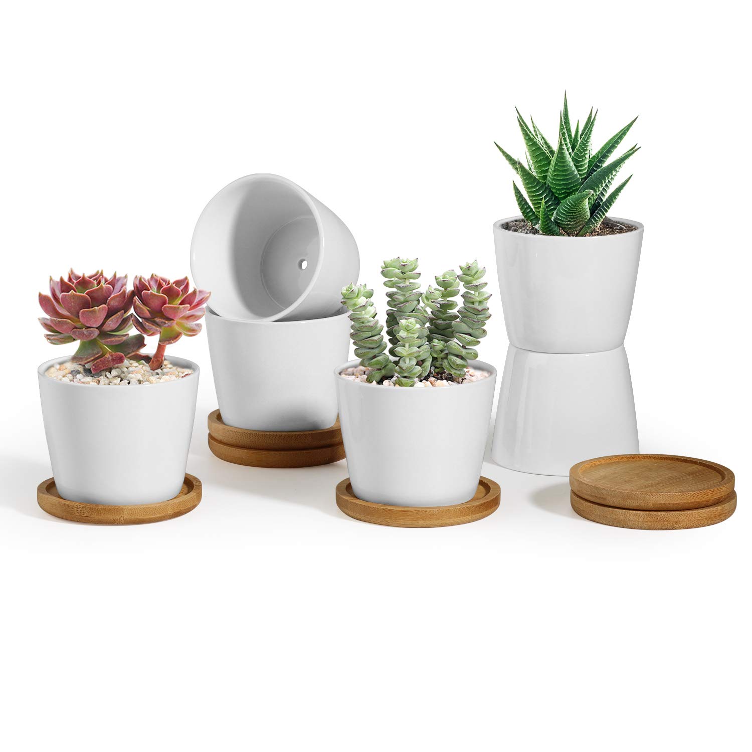 small ceramic pots