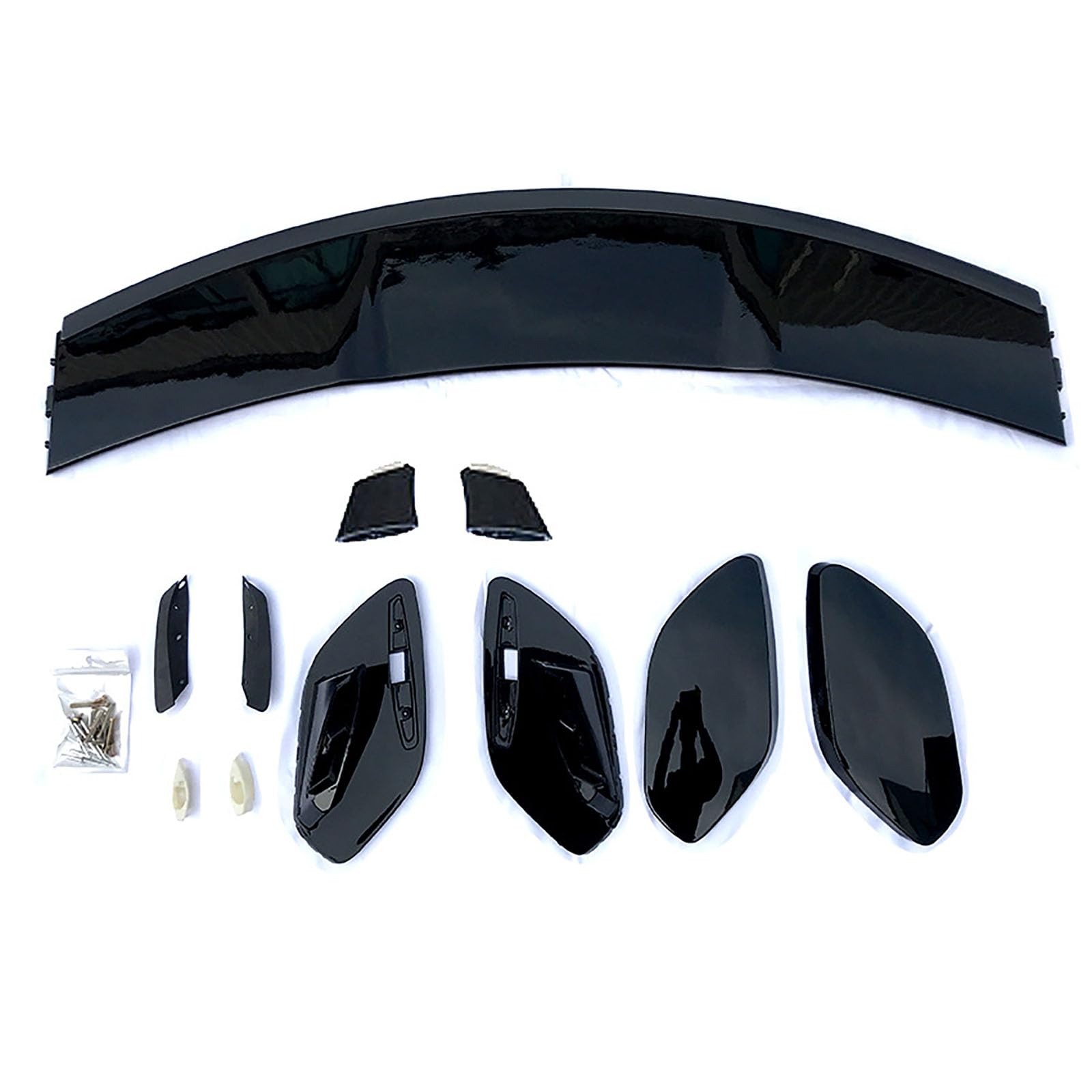 Compatibile per Benz GLA GLA180 200 GLA35 45 AMG H247 2020 UP, spoiler superiore del bagagliaio, ala di coda, accessori per kit corpo styling auto nero