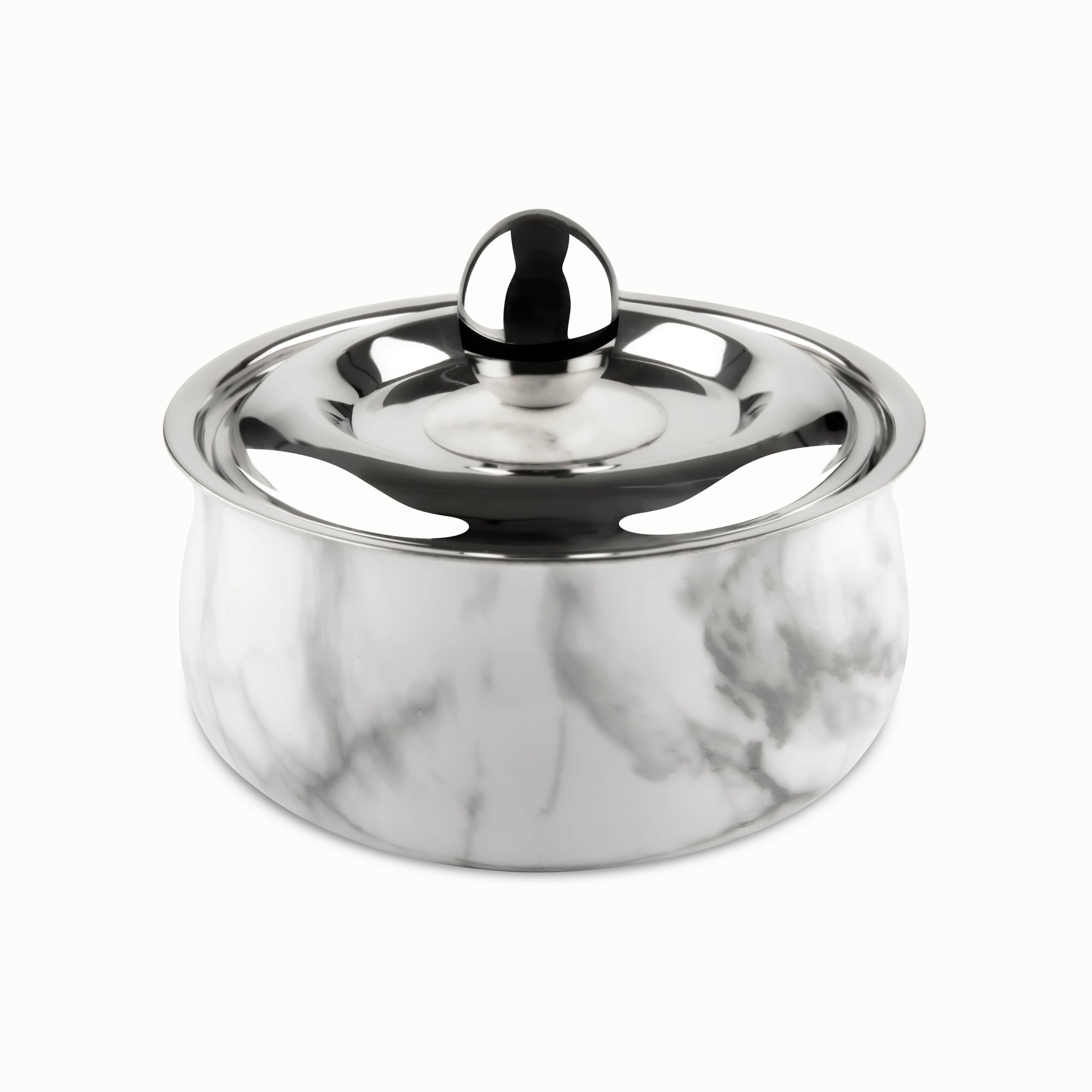 See full amazon price history chart for FnS Marbella Stainless Steel Double Walled Insulated Designer Casserole with Lid | Marbel Finsh | Odour Free | BPA Free | Ideal for Curry Rice Chappati | Easy to Carry | Easy to Store (3000ml) FnS Marbella Stainless Steel Double Walled Insulated Designer Casserole with Lid | Marbel Finsh | Odour Free | BPA Free | Ideal for Curry Rice Chappati | Easy to Carry | Easy to Store (3000ml) (B09MNHGYZ3) Amazon Price History, Amazon Price Tracker