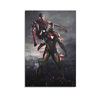 Amazon.co.jp: マーベル映画スパイダーマンフ と アイアンマン