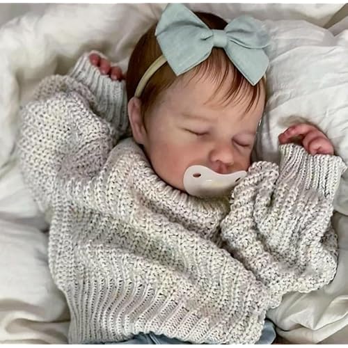 Zero Pam Full Silicone Baby Doll-20 in Reborn Baby Dolls Silicone Full Body, Realistic Babys Doll, Anatomically Correct Girl, Real Life Reborn Dolls with Accessories