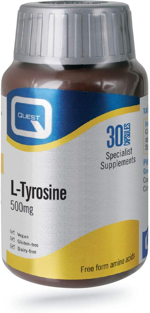 Quest L-tyrosine 500mg - 30 Capsules