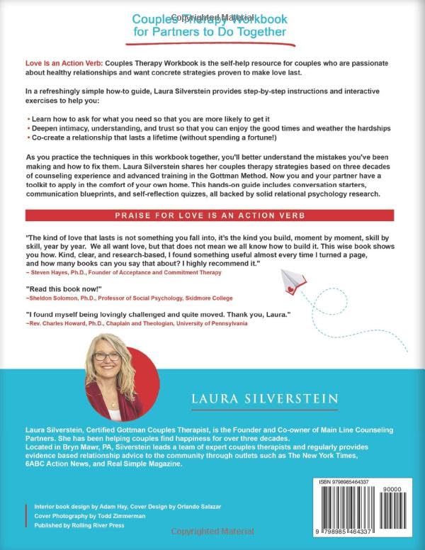 Vista 2 de Love Is an Action Verb Couples Therapy Workbook (DIY Relationship Self-Help Series)