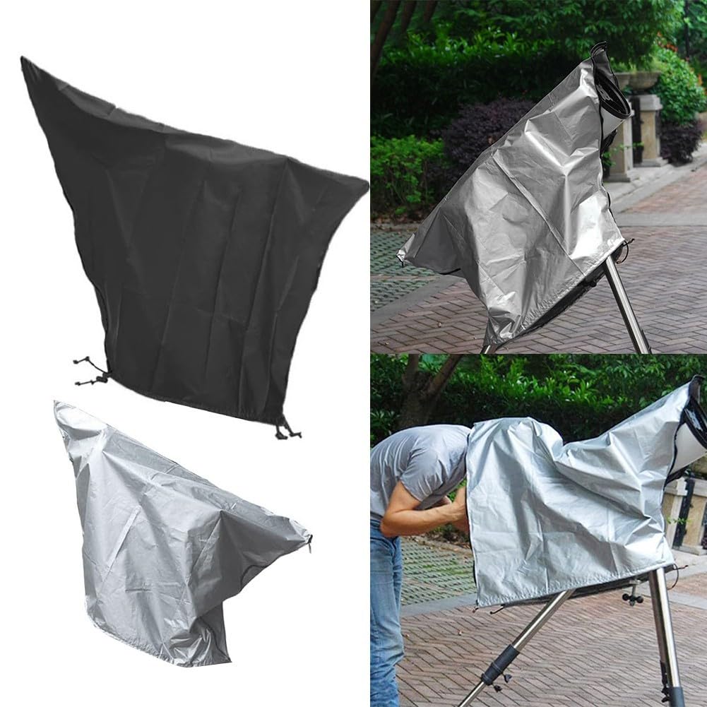 Copertura per telescopio, custodia per telescopio, copertura antipioggia per esterni, copertura antipolvere e impermeabile (nero, 150 x 85 cm)