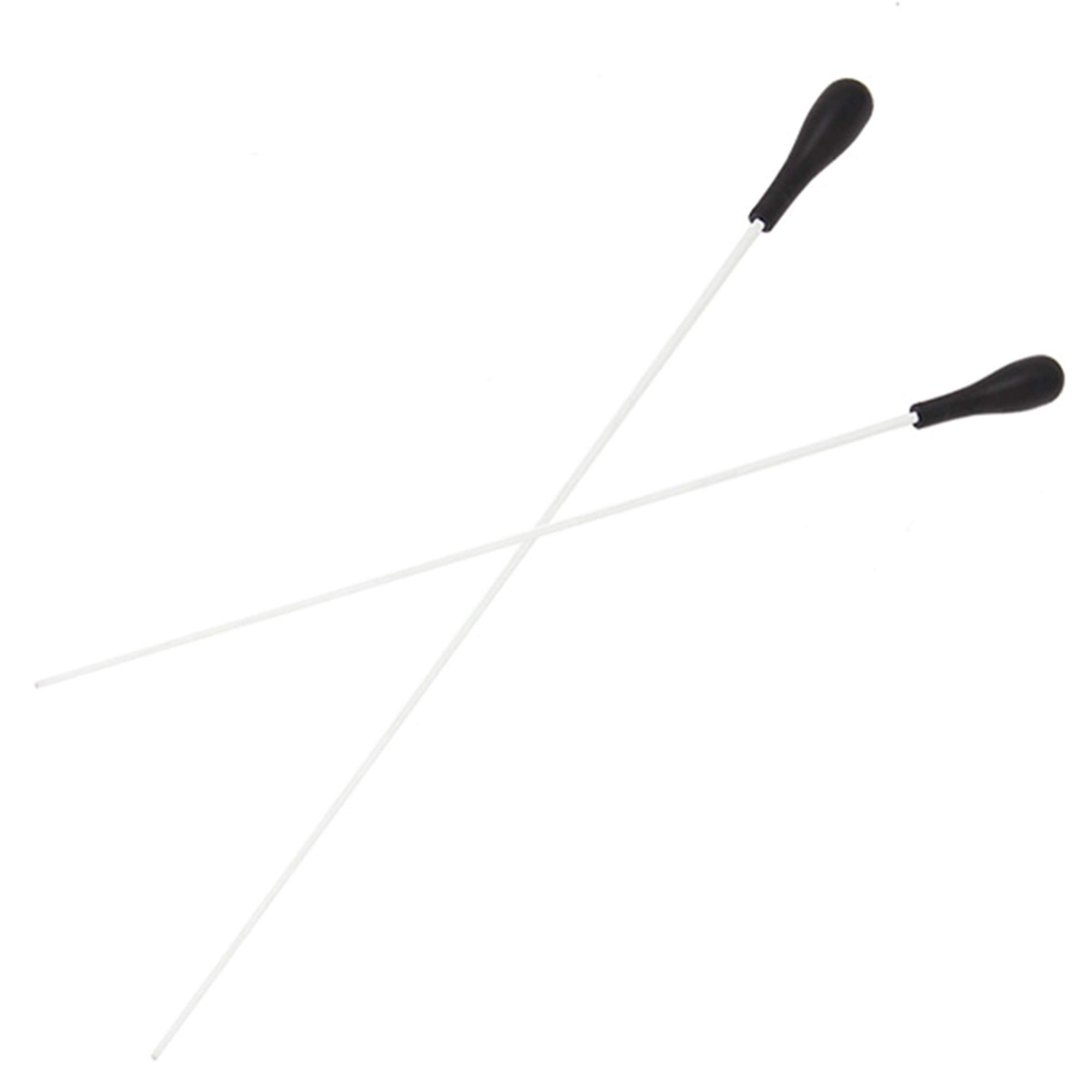 Lovermusic Długość 38,5 cm (38,5 cm), dyrygent muzyczny, orkiestra, pałeczka chóralna z czarnym uchwytem, opakowanie 20 sztuk