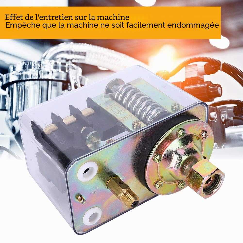 Régulateur de Compresseur D'air Régulateur de Pression D'air Triphasé 380V Contrôleur de Pressostat 380V