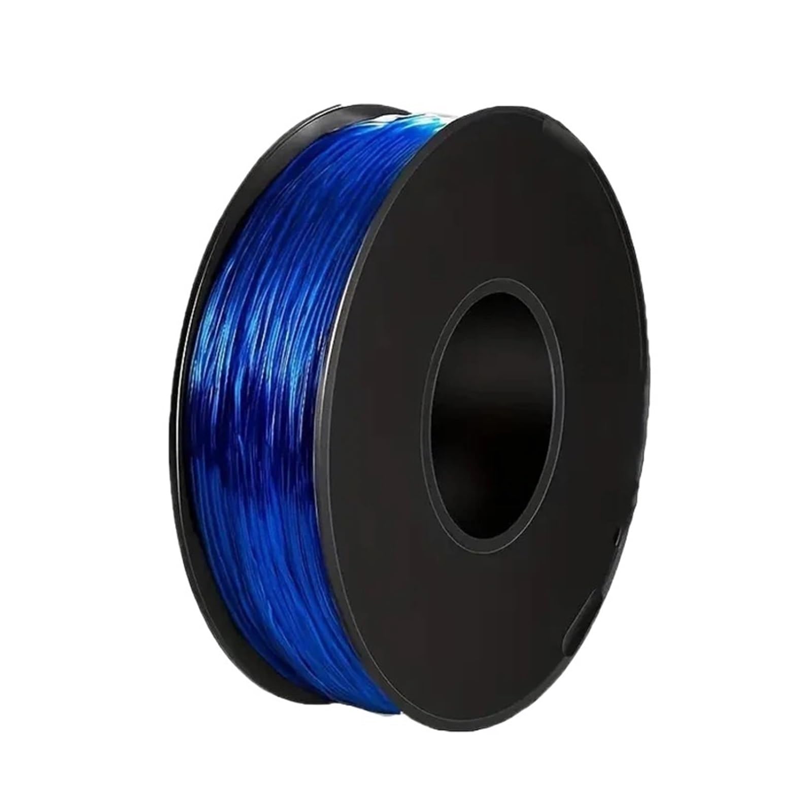 1,75 mm 3D TPU transparentes flexibles Filament 1 kg/500 g/200 g Rolle Flex 3D-Druckerfilament Kunststoffdruckmaterialien(Transparent Blue,500g)