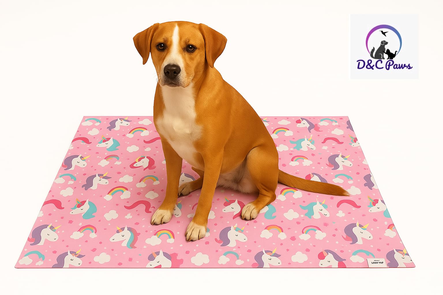 D&C PAWS Pet Cooling Mat - 86 x 66 CM Ice Silk Cooling Mat for Dogs & Cats, Comfort Soft Heat Relief Pressure Blanket, Car Seats, Beds for Summer,Purple & Pink 3