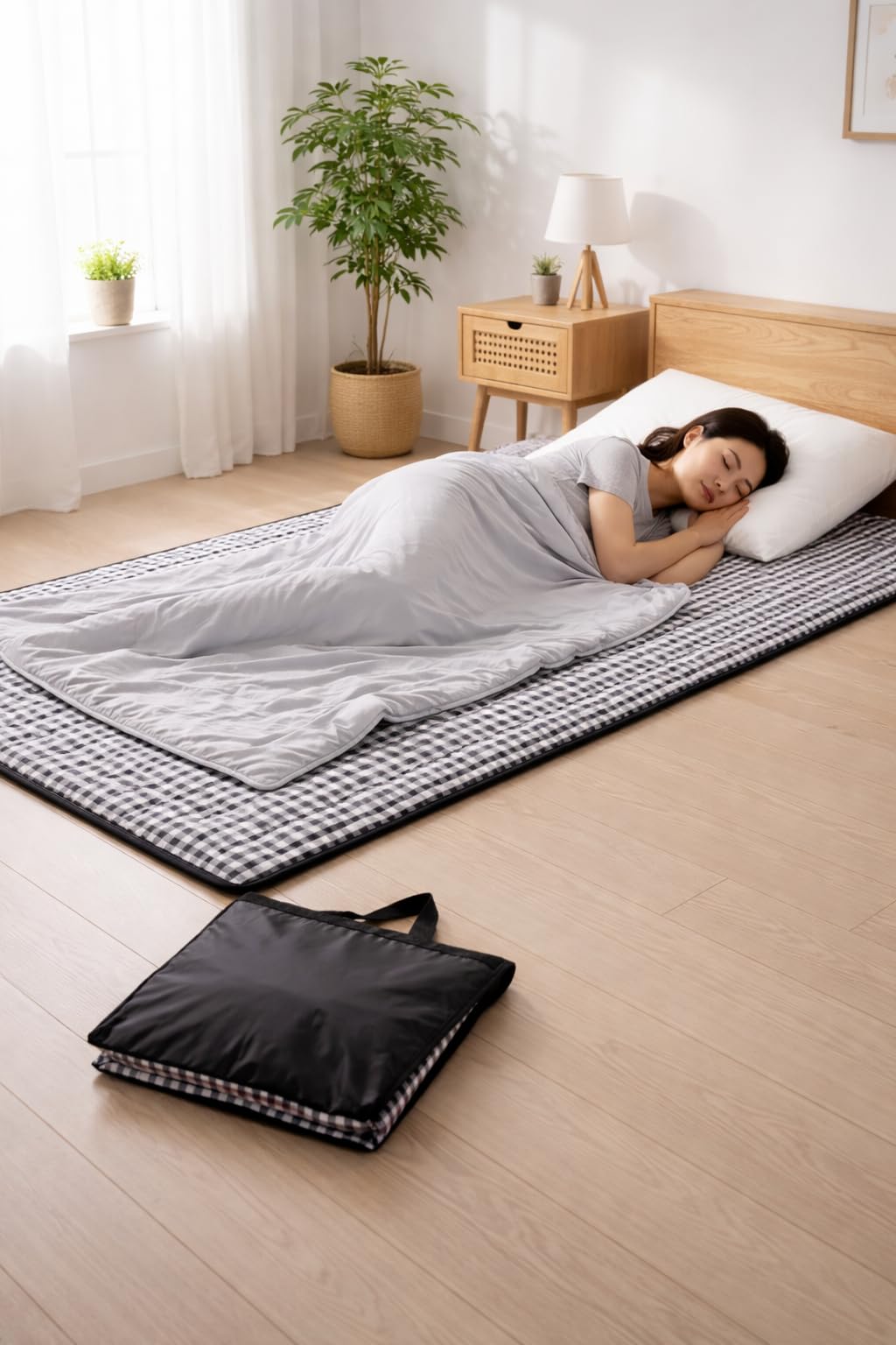 1 Inch Thick PU Foam Foldable Floor Bed 6x3 Ft Soft Sleeping Mattress for PG Hostel and Home-image-27
