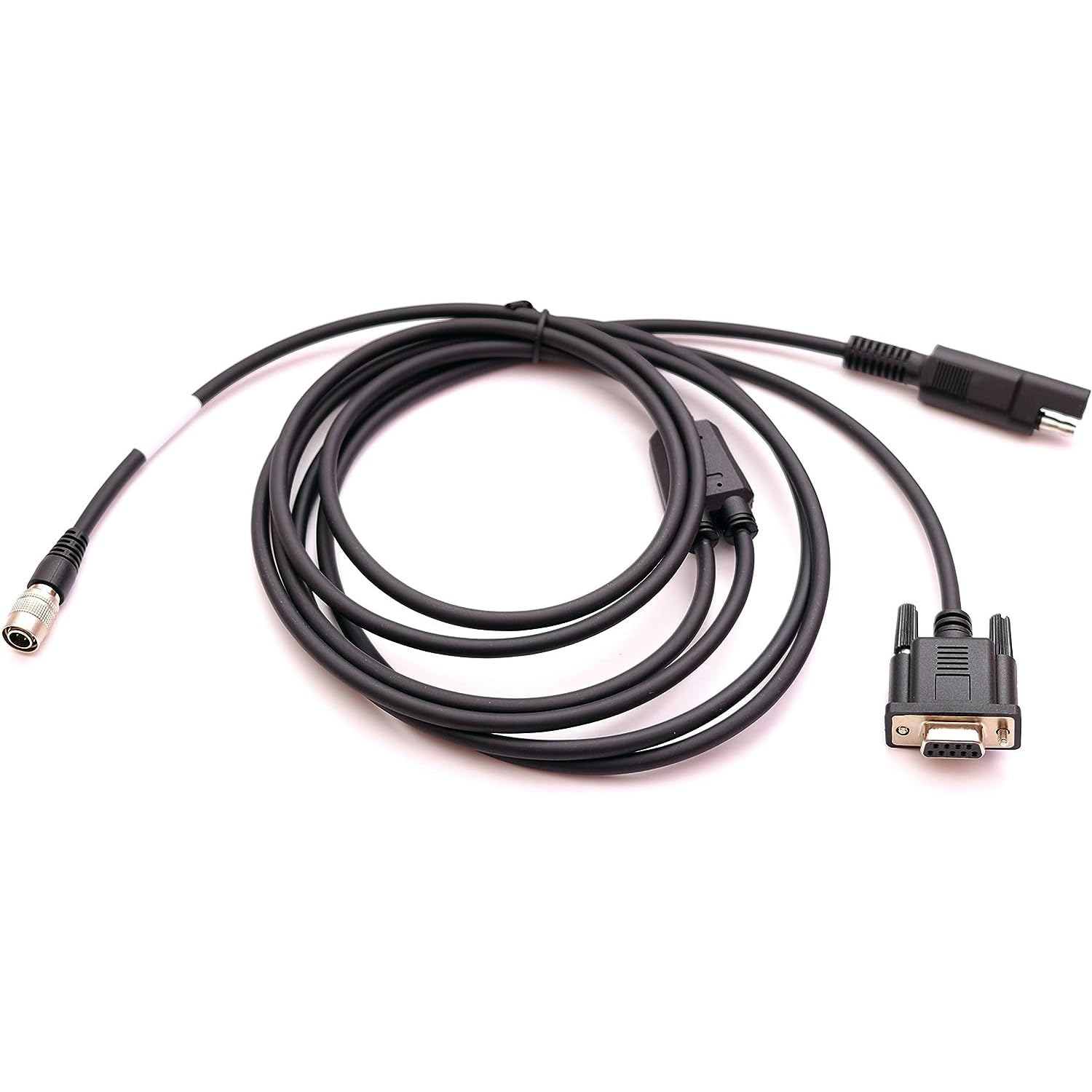 HangTon Data Power Cable for Trimble 5600 Total Station Focus, RS232 SAE Hirose 4 Pin 2M