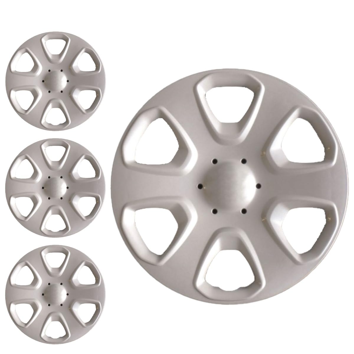 SERIE 4 BORCHIE - 4 COPRICERCHI COPPE RUOTA 14" PER FORD KA