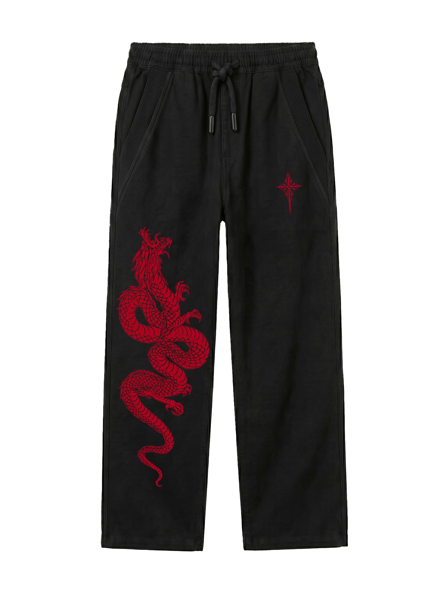 fanideaz Mens Cotton Baggy Trackpant for Men | Streetwear Loose Fit Track Pants for Men | Comfortable Breathable Cotton Casual Wear Lower for man Stylish-picture-51