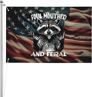 Foul Mouthed and Feral 2x3 Flag For Outside Double Sided Vivid Color Durable Banner Outdoor Garden Decor8
