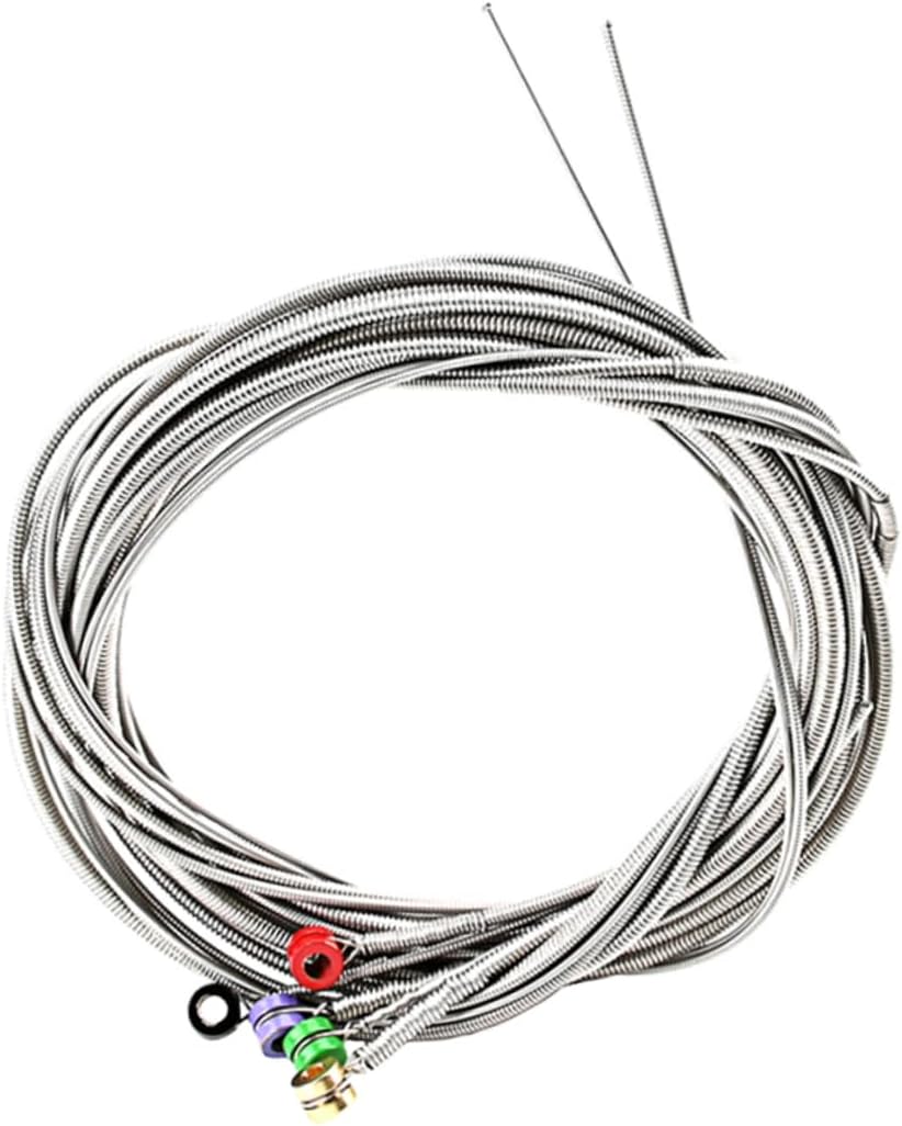 Milisten 1 Set Durable Stainless Steel Bass String String Music Wire Accessory for Sound Performance Fast Response and Cost Playability
