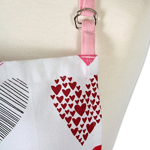 DII Everyday Kitchen Basic, Hearts Collage, Apron - Image 4