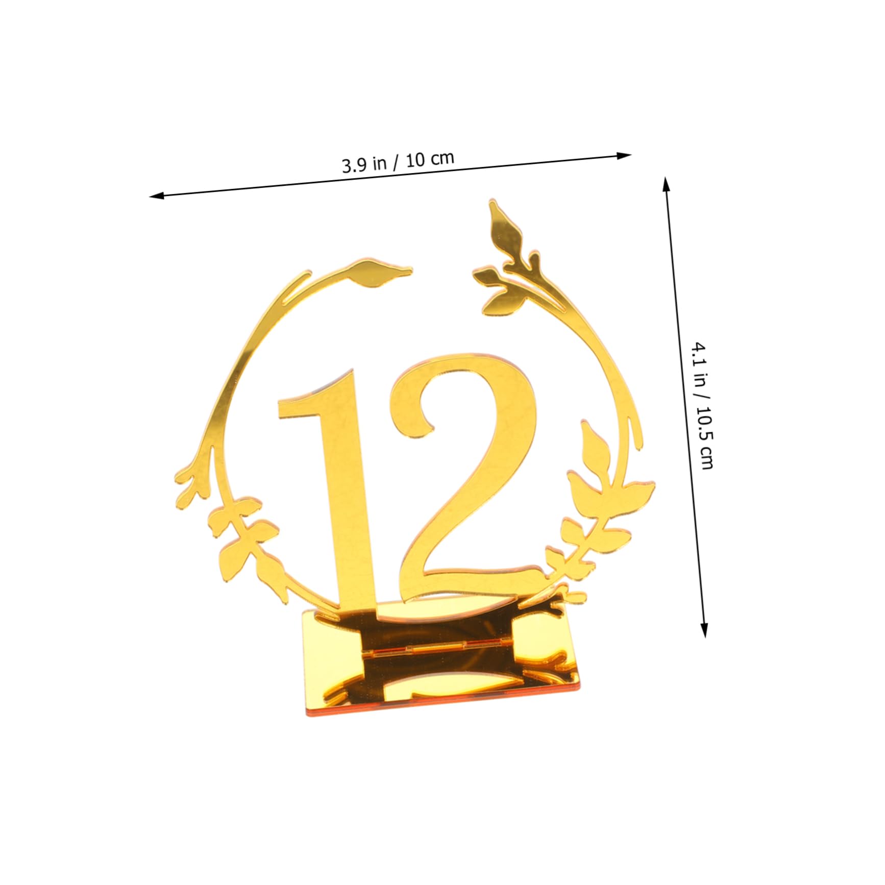 Garneck 20pcs Reusable Seats Signs Wedding Supplies Table Number Signs Banquet Table Decor