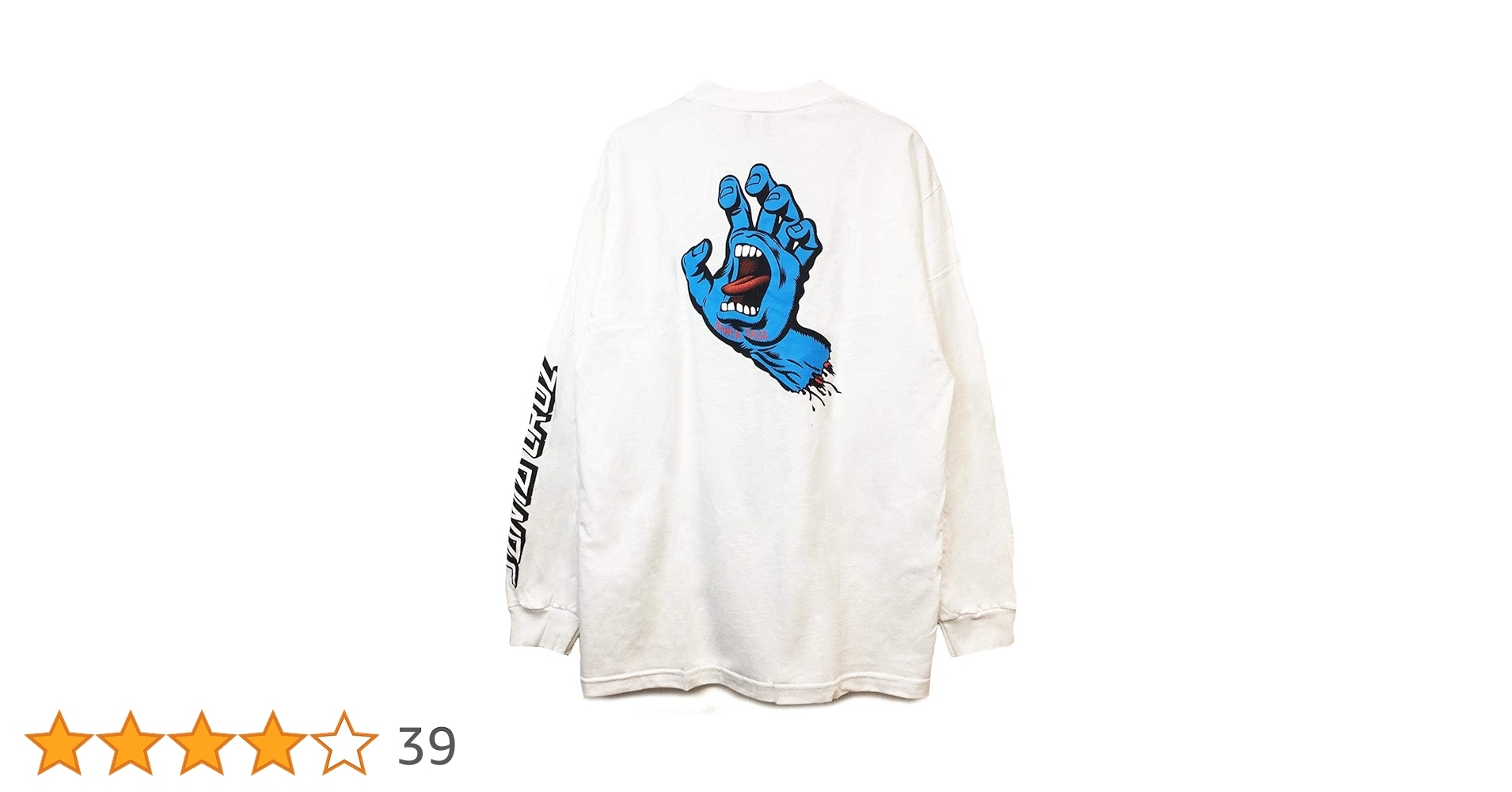 Amazon | [SANTA CRUZ] 両面ハンド ロンT サンタクルーズ (BLACK