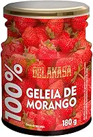 Geleia 100% Morango Delakasa 180G