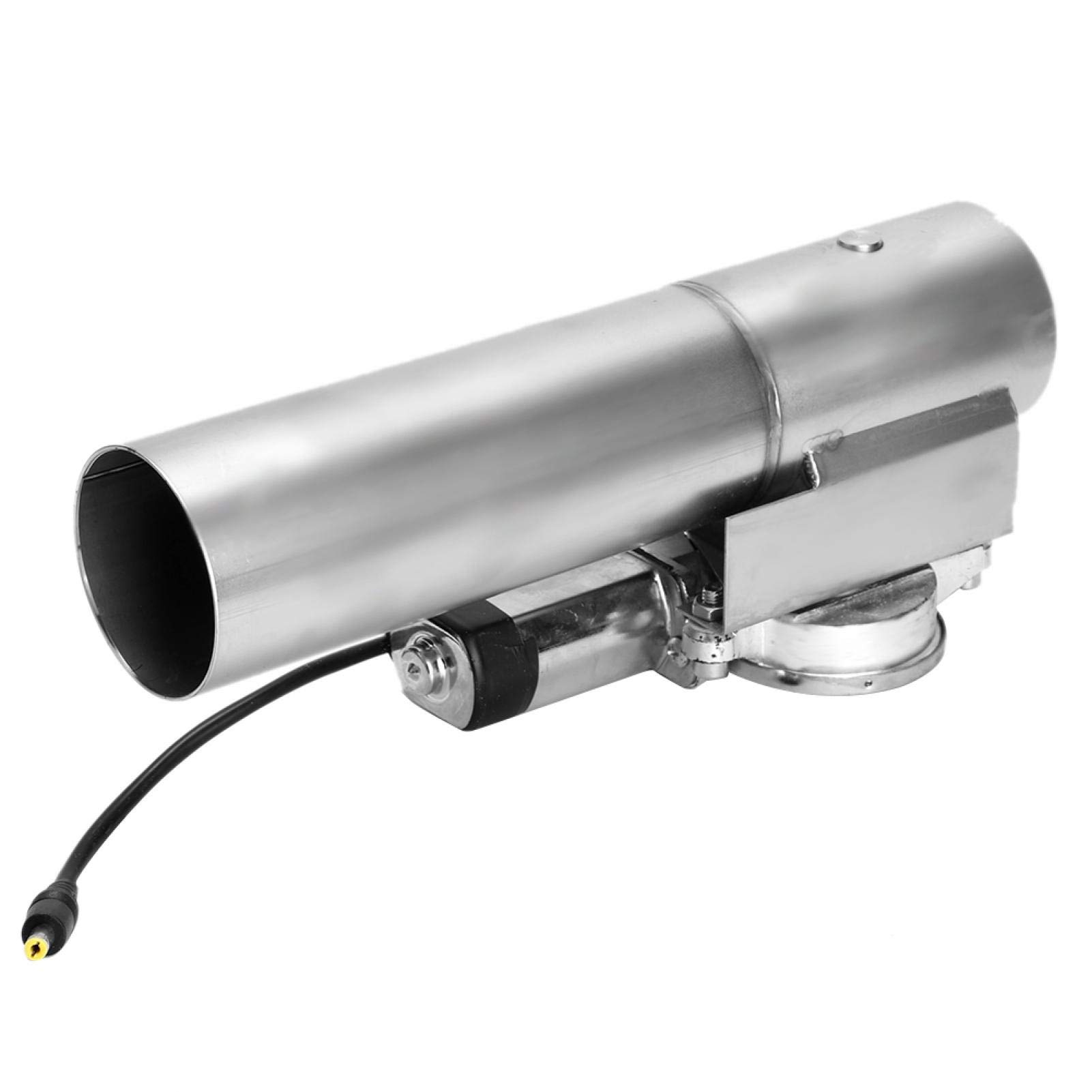 Qiilu Control Remoto de válvula de Corte en E de Tubo de Bajada de Escape eléctrico de Acero Inoxidable de 2,5 Pulgadas V5p478