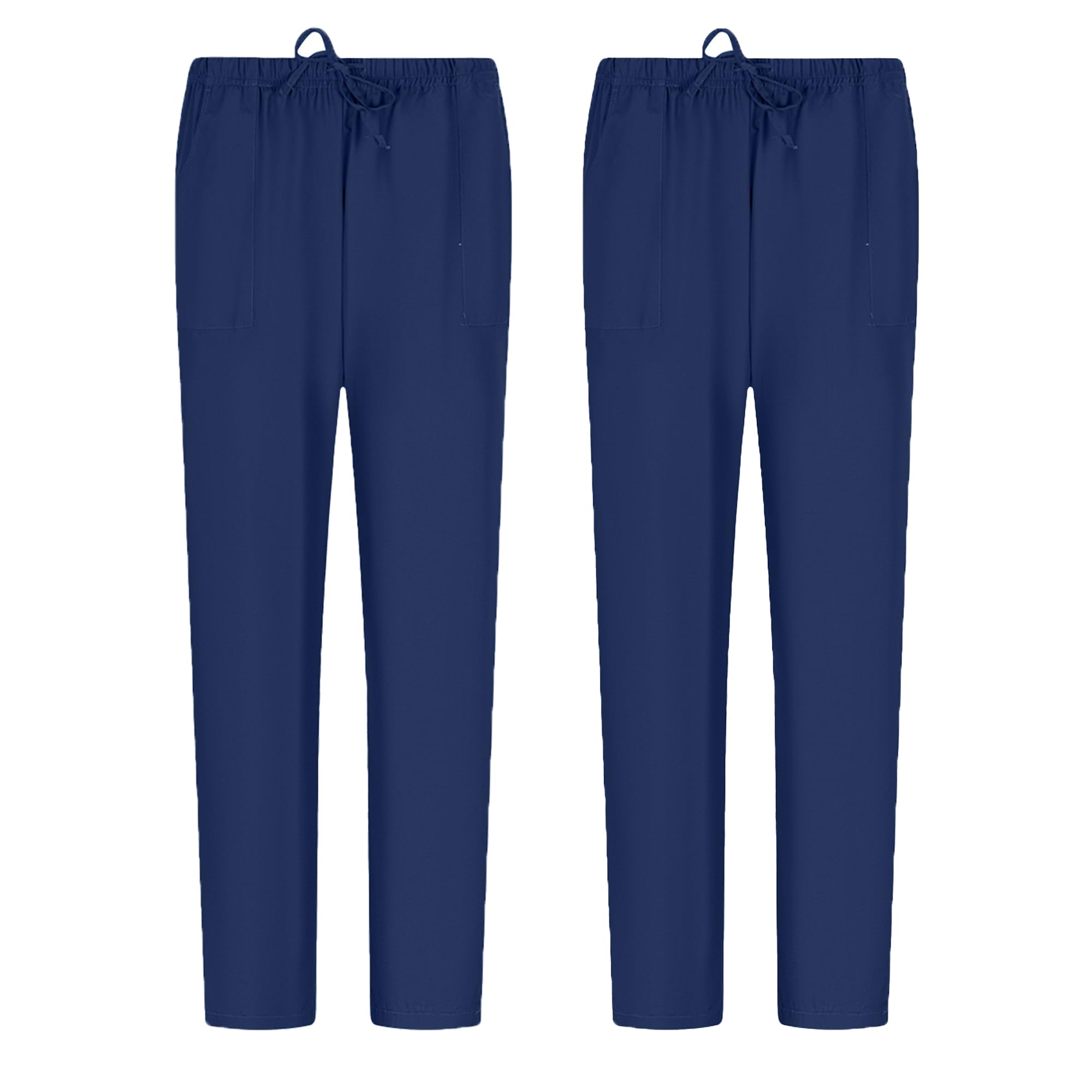 MISEMIYA - Pack 2 Pcs - Arbeitshosen Unisex ELASTISCHE Taille UNIFORM KLINIK Krankenhaus Reinigung TIERARZT Gesundheit