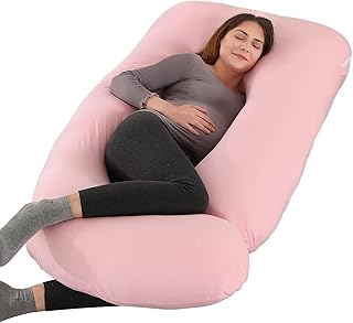 Victostar Pregnancy Pillow,57 inches U Shaped Maternity Pillow with Removable Cover Full Body Pillow Support for Back, HIPS, Legs, Belly