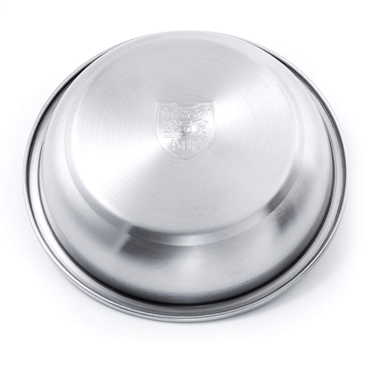 Stainless Steel Dinner Plate – 30cm/11.8” Round Metal Plate For Kitchen, Camping, Picnic – Dishwasher Safe & Reusable - View #10