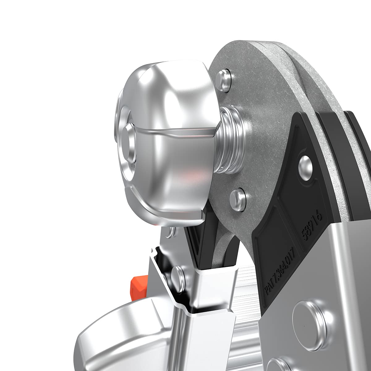 Revolution 2.0, Modell 17 - ANSI Typ IA - 300LB Nominal, Aluminium Klappleiter mit Tip & Glide Räder und Ratsche Levelers